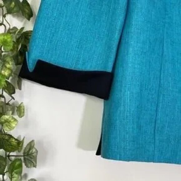 PERCEPTIONS | JACKET SIZE 8 TEAL BLUE - Picture 2 of 4